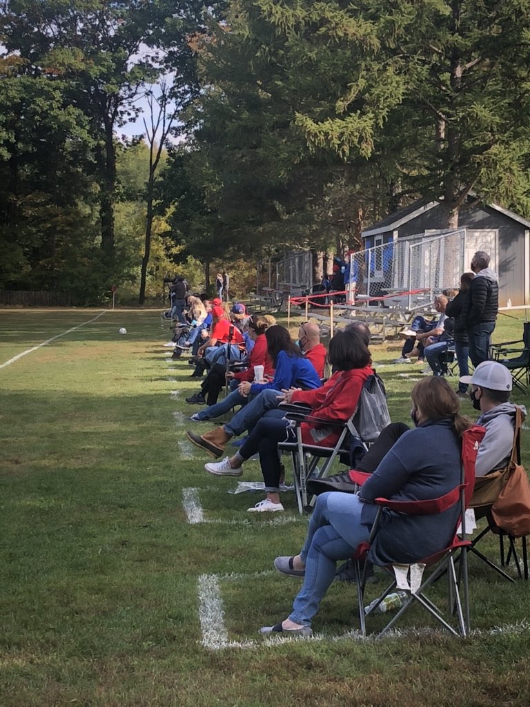 MapleHill_HS's tweet photo. First home game of the season for our girl’s varsity soccer! Very proud of our spectators and student athletes for staying safe while enjoying the sport they love! @SchodackCSD @jchevrierSCSD @MH_Athletics https://t.co/63fPHXdWdT