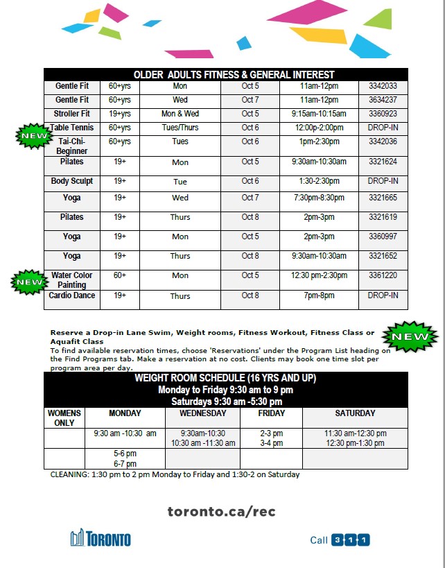 TNOtoronto's tweet photo. Attention to all residents and clients in Thorncliffe! Jenner Jean Marie Community Centre is opening for recreation programming as of Monday October 5. Please check out their FALL Schedule #jjmcc #community https://t.co/tMy3HSR19S