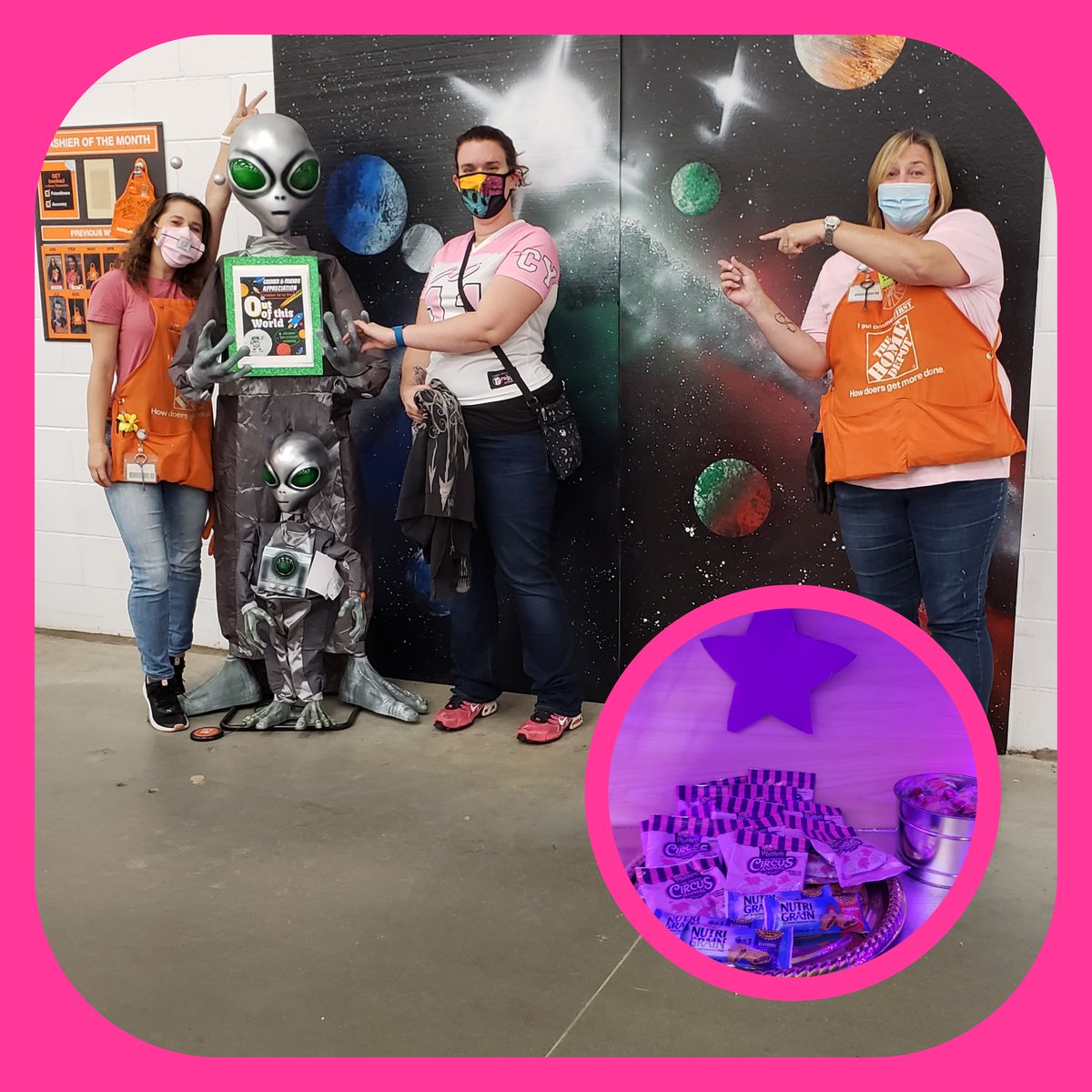 Pink snacks for our #BreastCancerAwareness weekend #CamandFriends2020 <a href="/localita39/">Marlene Mejias</a> <a href="/cardaci_michele/">Michele Cardaci</a> <a href="/SmithtownHD/">Smithtown Home Depot</a>
