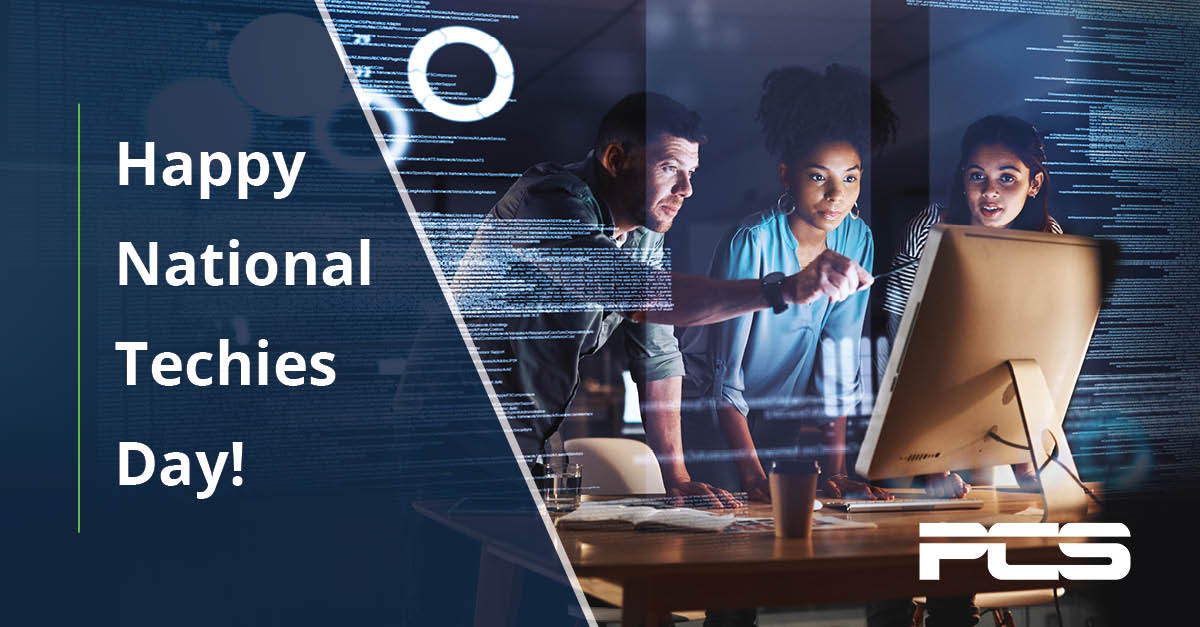 PCSsoftware's tweet image. Happy #NationalTechiesDay! Without techies we wouldn’t be able to do the amazing things we can do with technology. #ThankATechie #PCSsoftware