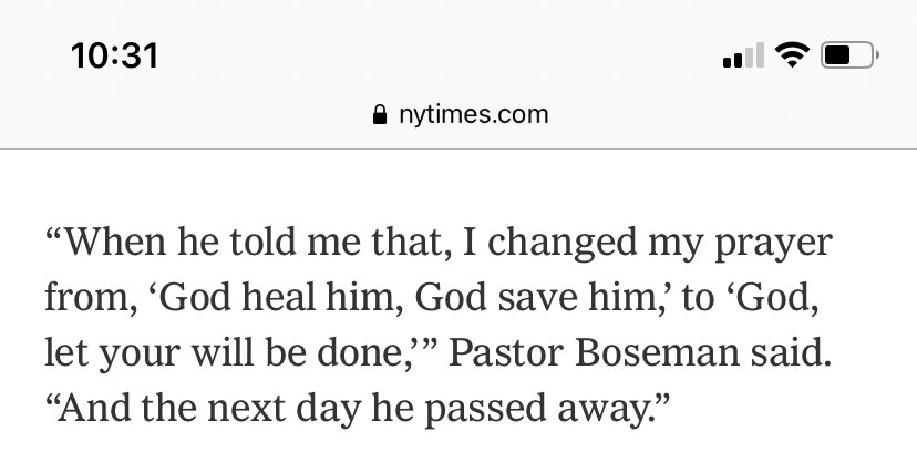 Jesus...be a Comforter. #ChadwickBoseman  #RIPChadwickBoseman  https://www.nytimes.com/2020/10/02/movies/chadwick-boseman-south-carolina-anderson.html?referringSource=articleShare