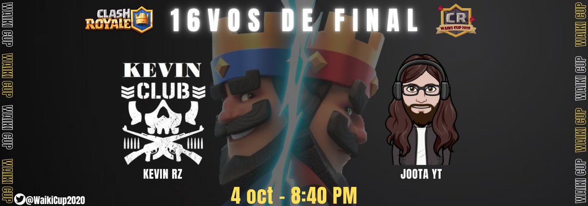 WaikiCup's tweet photo. Ultima jornada de #16vos de final del #CasterEdition de la #WaikiCup2020 🏆
Quienes se llevaran la victoria?
#WaikiCup #Torneo #ClashRoyale https://t.co/pko9kcReZJ