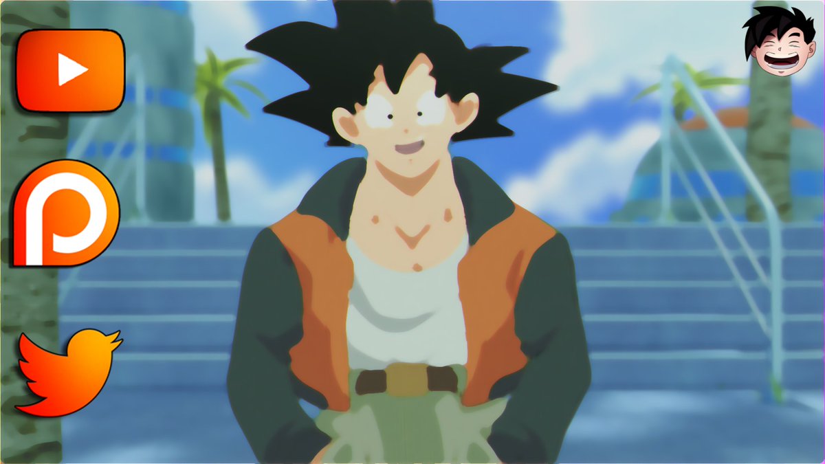 Barkarott's tweet image. created an old school and funimation filter 😂 #dragonball #Goku