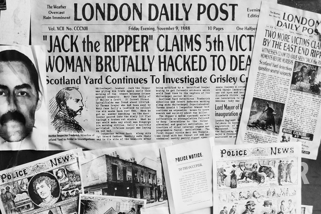 Such perceptions were strengthened in the autumn of 1888 when the series of vicious and grotesque murders attributed to "Jack the Ripper" received unprecedented coverage in the media.