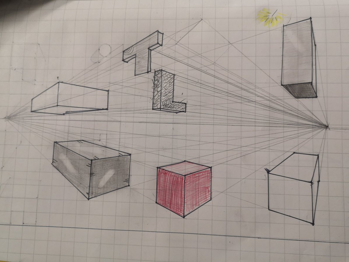MrsC_BHCS_Tech's tweet image. Year 10 getting to grips with two-point perspective and practicing some rendering skills. #BHCSCreativeIndustries #DrawingSkills @BHCS_CIF @BrightonHillSch