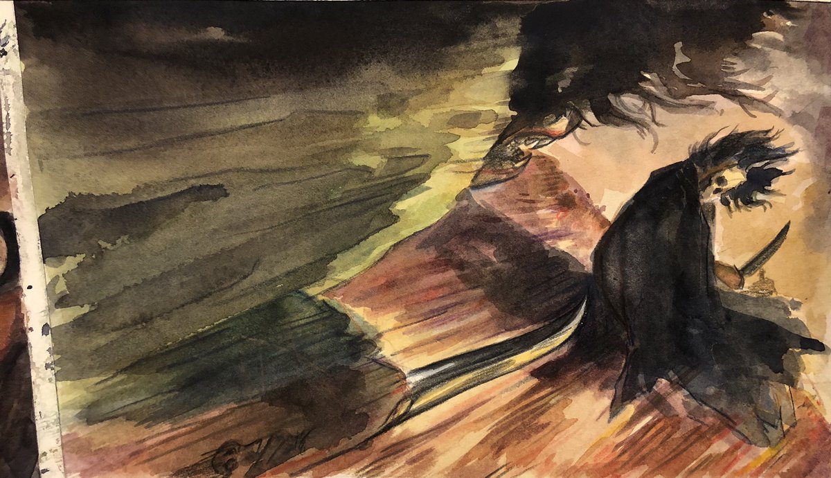 tgbArt's tweet photo. Paintober day 3. Follow @tony_guaraldi_brown on IG #tgbart #hadrionandelliot
#graphicnovel #sequentialart #illustration #fantasyart #pentelbrushpen #Paintober https://t.co/XBDQE3n95G