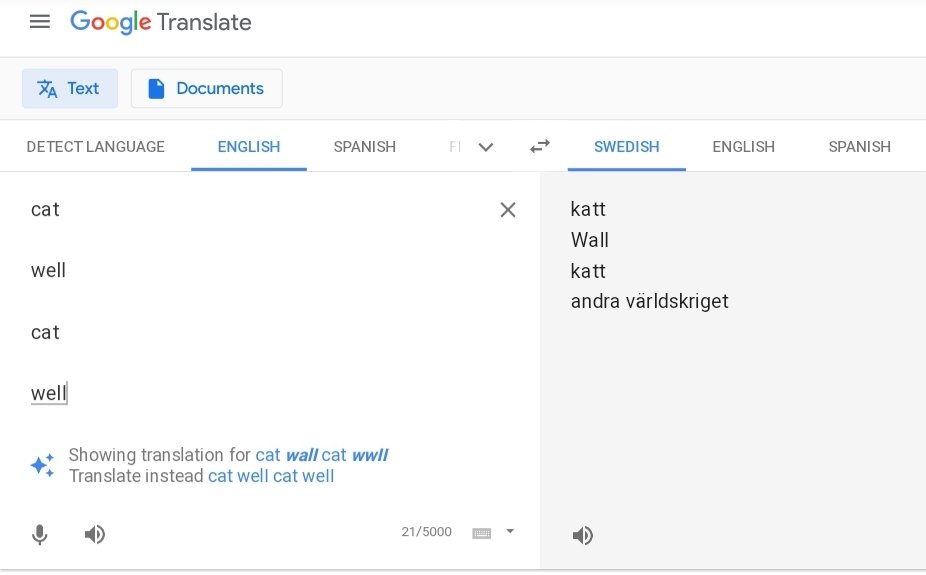 agrinh's tweet photo. @SebastianBujwid Pretty surprising how bad it gets, this was also fun: (right side in english: cat, <is this english?>, cat, second world war) https://t.co/F7HTjITfie