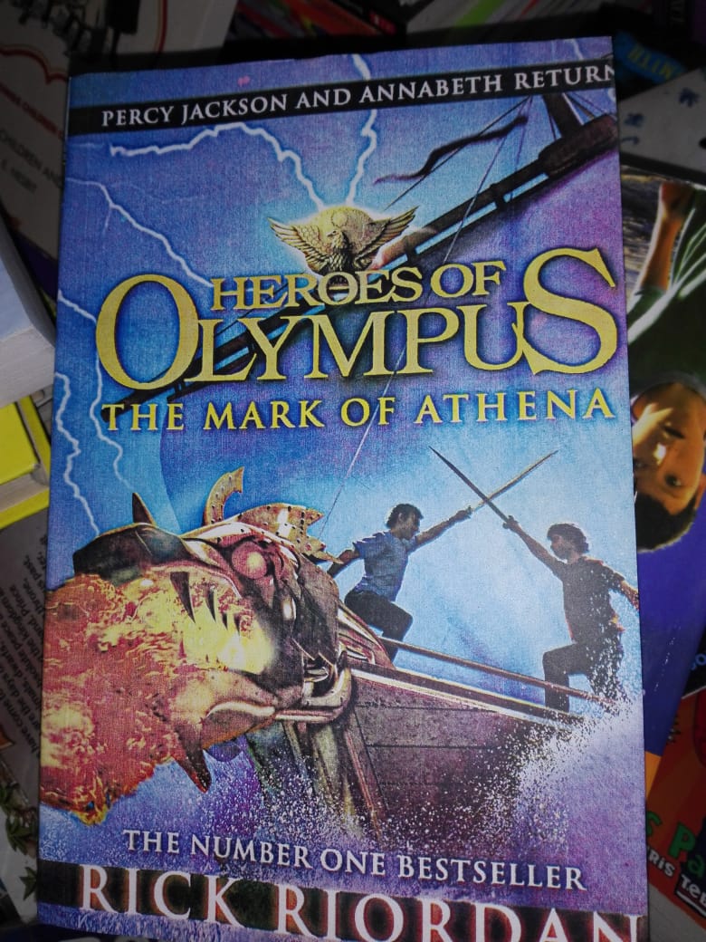 Reading 'The mark of Athena' 
#herosofolympus
#themarkofathena
#rickriordan