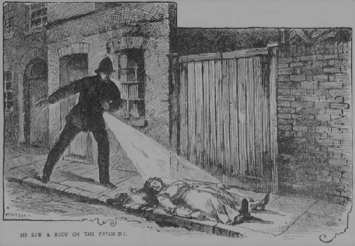 The body of Mary Ann Nichols was discovered at about 3:40 a.m. on Friday 31 August 1888 in Buck's Row (now Durward Street), Whitechapel.