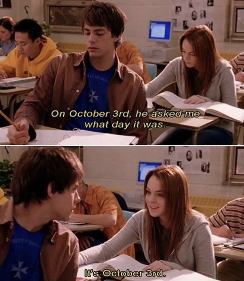 How could we not on this iconic day? 🤣

#MeanGirls