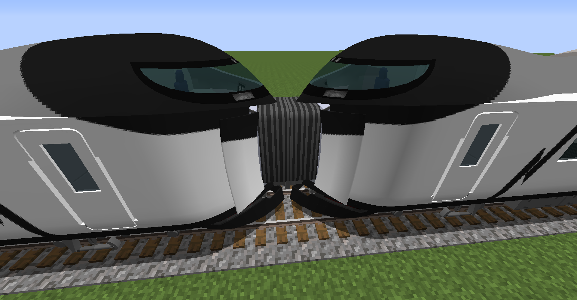 真冬 雪々 Rtm まずは両編成共通の改造点より紹介します 以前動画で上げましたが 000系先頭前面部に貫通路を設け 連結時に通り抜けが出来るよう魔改造されました T Co Dawvguodz9 Twitter