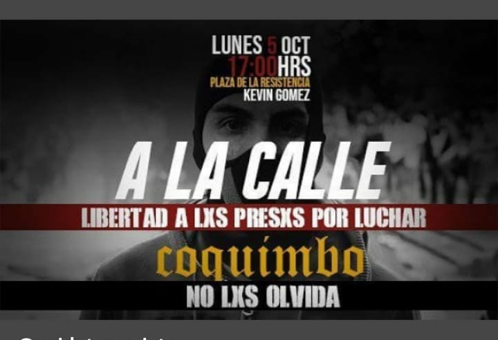 Coordinadora18O's tweet image. Este lunes y a lo largo de todo el territorio nacional, se levanta la jornada de protesta y solidaridad por lxs presxs de la revuelta porque no están olvidadxs.
Volveremos a las calles a casi un año del 18 de octubre y, ¡No debemos dejarla!