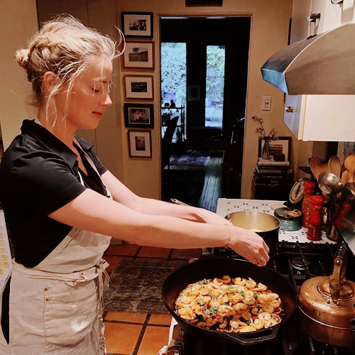 '' I’m also very into riding horses and cooking. I make three meals a day! It’s therapeutic for me. ''
