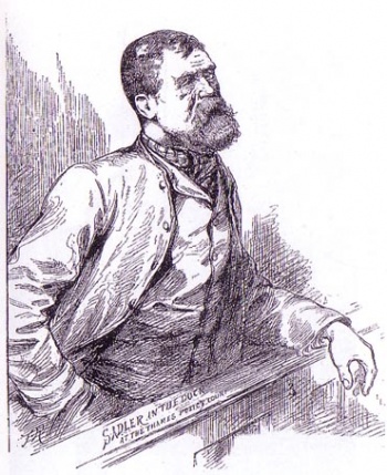 Sadler was arrested by the police and charged with her murder. He was briefly thought to be the Ripper, but was later discharged from court for lack of evidence on 3 March 1891.