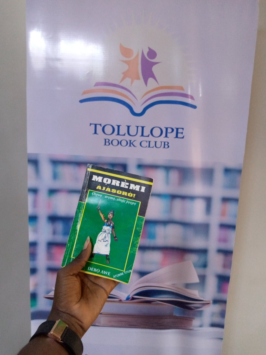 theayoadams's tweet photo. Read Débọ̀ Awẹ́’s Mọ́remí Àjàsorò at Tolúlọpẹ́ Book Club today. The class  is open to kids between the ages of 6-13. For enquiries, follow @odtc_consulting https://t.co/TXDVMVZYsL