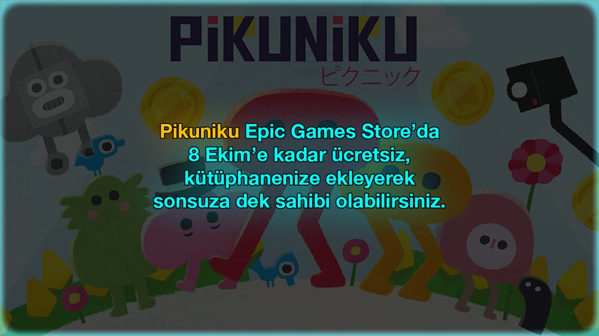 Bu hafta Epic Games Store'da bağımsız yapımlardan #Pikuniku var.

#EpicGamesStore
