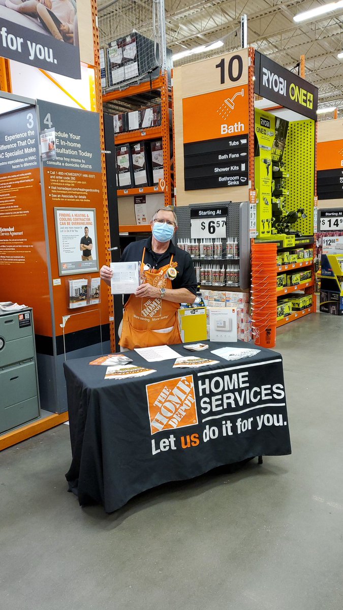 Bruce is ready to speak to our wonderful customers about HVAC. Team2209 #d175 <a href="/jefflimle/">Jeffery Limle</a> <a href="/NathanMcAleese/">Nathan McAleese</a> @AnitaSimpsonHD <a href="/HinckJ/">Mike Hinck</a>