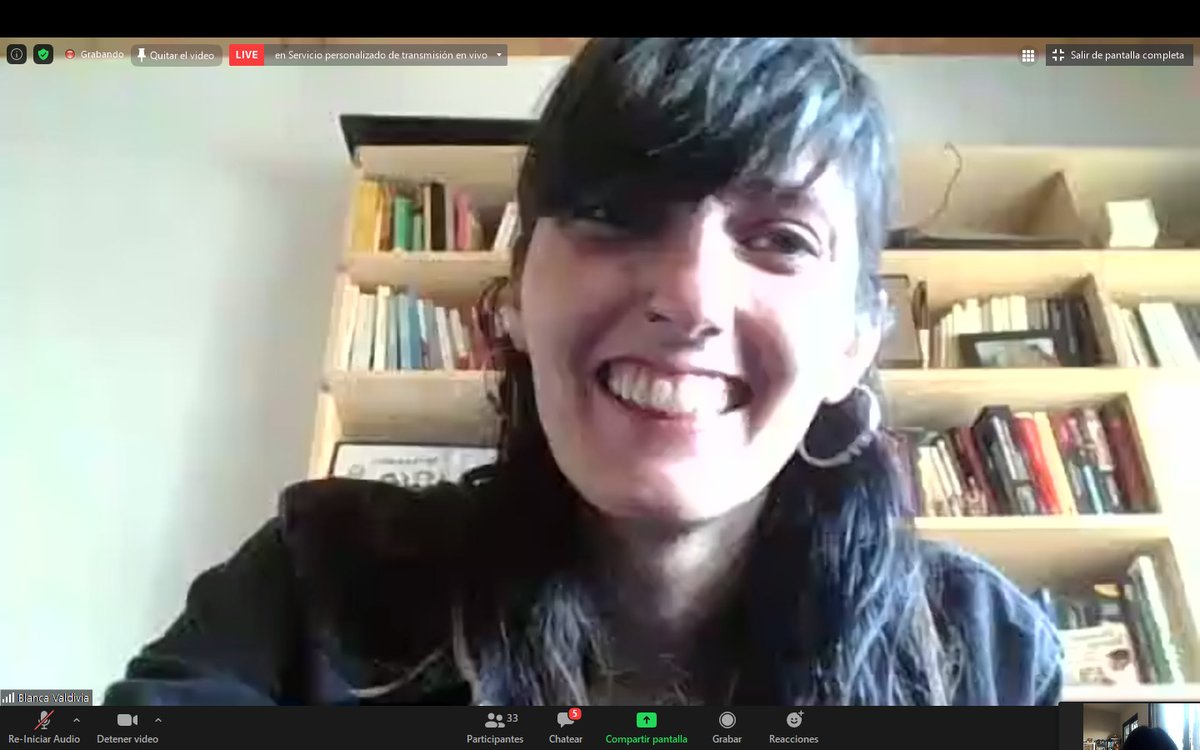 xarxafeminista's tweet photo. "Proponemos fomentar la ciudad cuidadora, un concepto que desarrollamos en el 2015" Blanca Valdivia, Col•lectiu Punt 6 #EFE2020 #Ecofeminismes #MalabaristesDeLaVida @CollectiuPunt6 https://t.co/tsQMFIQoYf