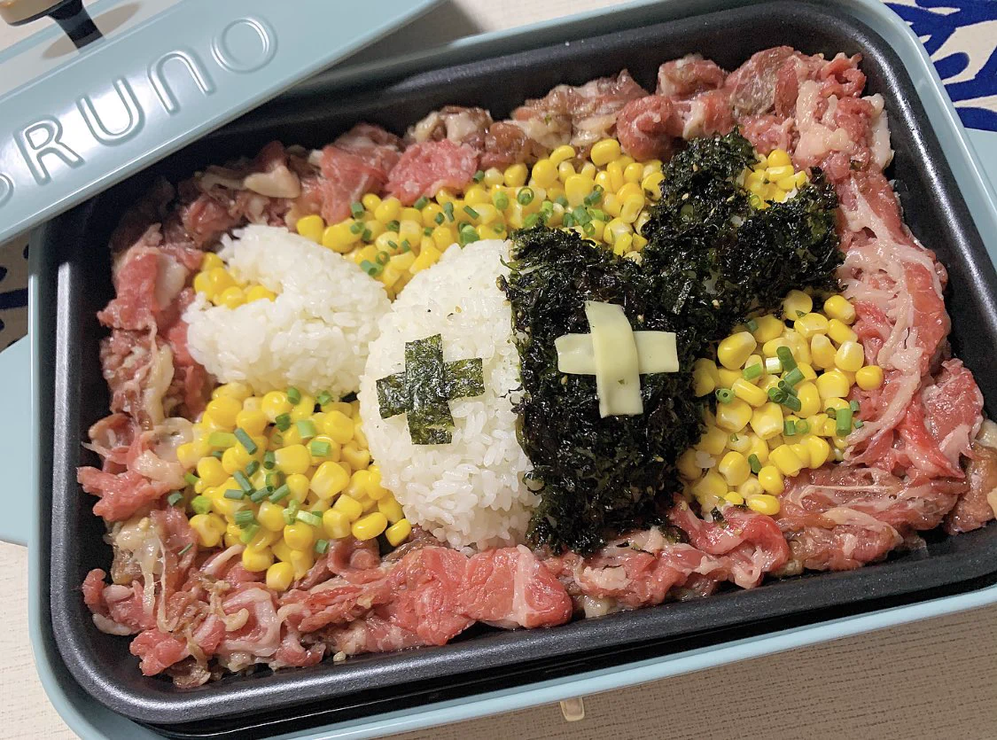 @retokani 私は今日、レトカニのペッパーランチでした💛可愛すぎて凄く食べにくかったです🦀🦀 