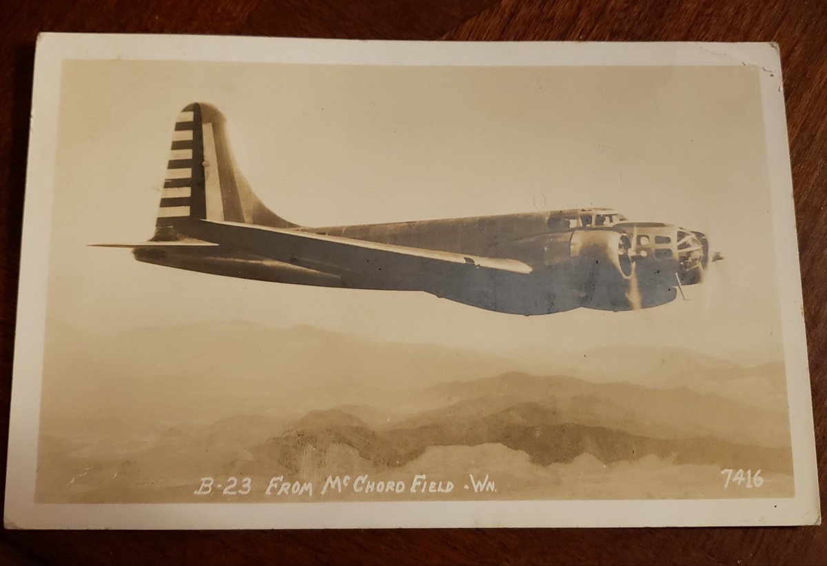 Woke up w/ my mind doing a list of mental things & included in that was thoughts of BEFORE, DURING, AFTER.Then putting away a postcard of a  #B23 & took a moment to read it.Freddie was moving to Fort Roberts, CA from McChord Field, WA 13 Oct 1941 & told sister Bonnie Zwicker.