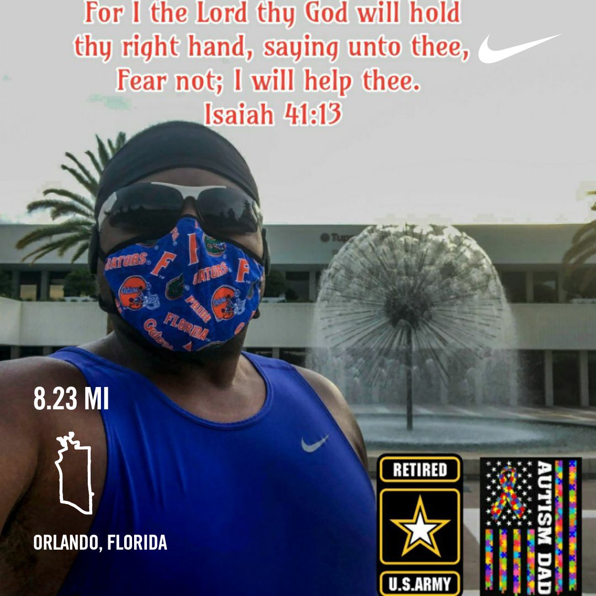 DEOliverSr's tweet photo. Ran 8.23 mi w/Nike⁠ Run #BuiltbyGOD #PoweredbyJESUS #IServeaGreatGOD #Isaiah41v13 #TeamOJB #RunningDad #AutismDad #HisFightisMyFight #USArmyRetired #SoldierforLife #LeadbyExample #IRunwithMaud #NikePlus #TeamRWB #NikeRunClub #NikeRunning #RuntoInspire #HuntersCreek #RunforLife https://t.co/SwuDLpY7W0