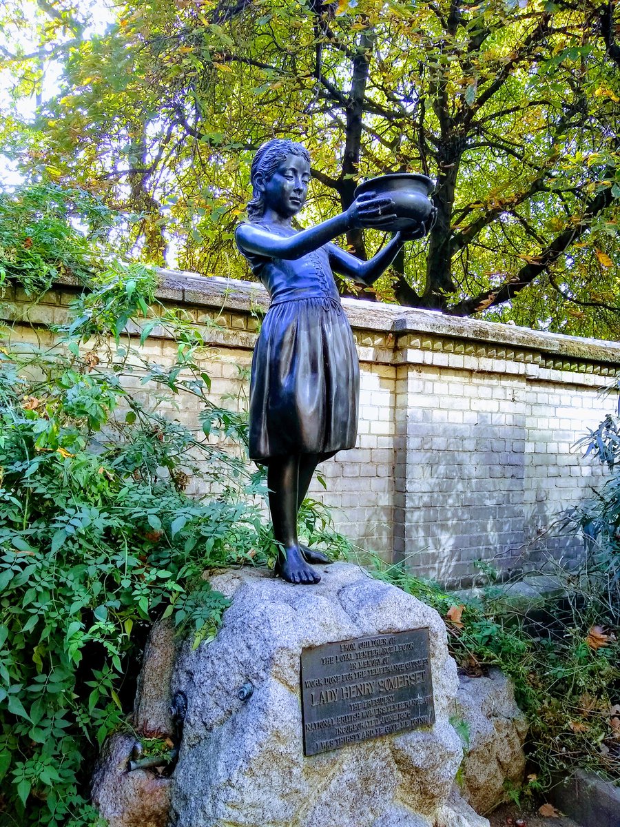 Lady Henry Somerset née Lady Isabella Caroline Somers-Cocks (1851-1921) was a British philanthropist, temperance leader and campaigner for women's rights. Memorial in Embankment Gardens.  #womenstatues