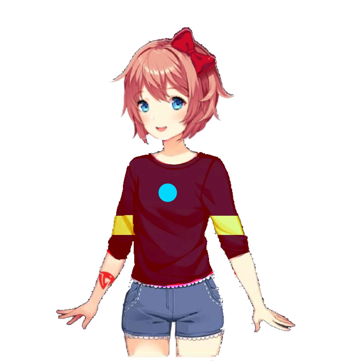 Sayori_A_Edits's tweet photo. Batman Sayori and Iron man Sayori https://t.co/R6aYnu8yTO