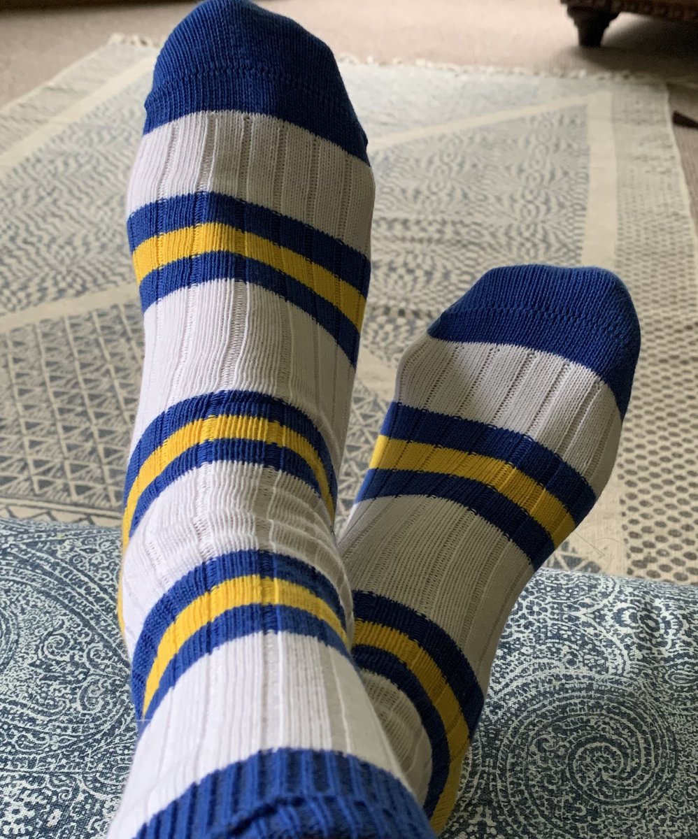 Lucky new shirt did the trick last week. Obvs wearing that again. Couldn’t resist these for today too