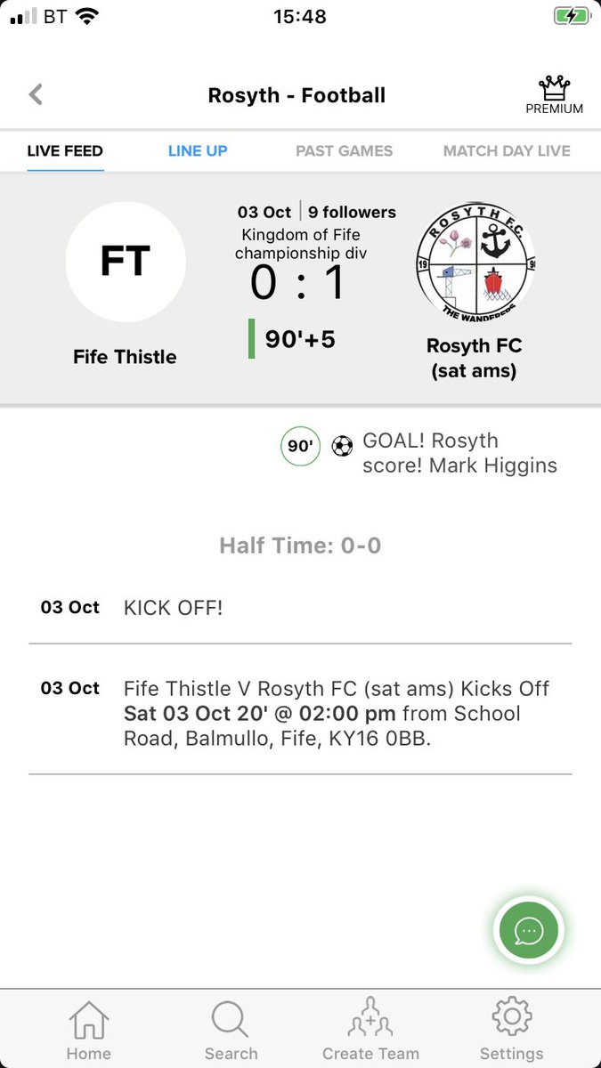 Late winner secures 3 points 1st game of the season