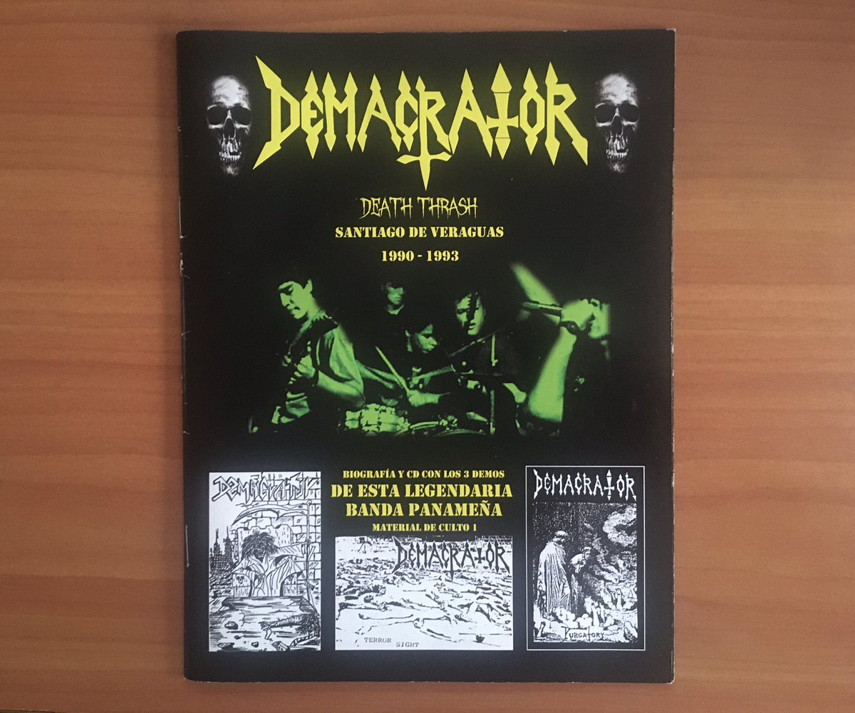 Cafedelmal1's tweet photo. Demacrator (Thrash/Death Metal de Veraguas, Panamá), recopilatorio con los 3 demos de la banda e información sobre su historia. #panama #panamacity #thrashmetal #thrashlatino #deathmetal #rocklatino #metal #metallatino https://t.co/ZKtDwWZVIx
