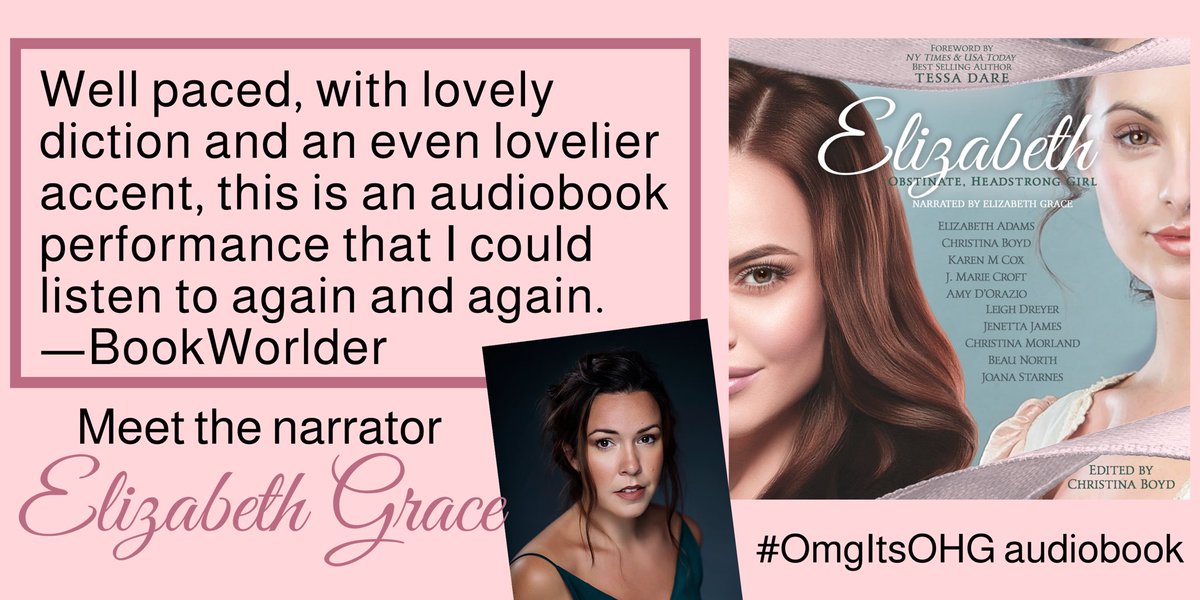 xtnaboyd's tweet image. @BipsiGrace #SatBookChat Oh she is voice of many talents! I think she gives just enough to make it believable without turning it into a cartoon. I can listen to her storytelling anytime. Some narrators have ruined a book for me—I think Elizabeth Grace is a true gem!