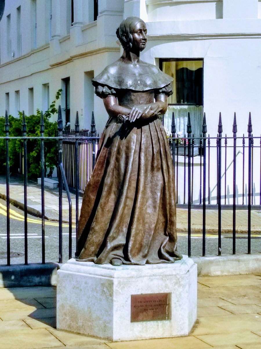 Yet another statue of Queen Victoria stands in Victoria Square near Victoria station. She's a young woman in this statue, erected in 2007. There are two more statues of Queen Victoria within a mile.  #womenstatues