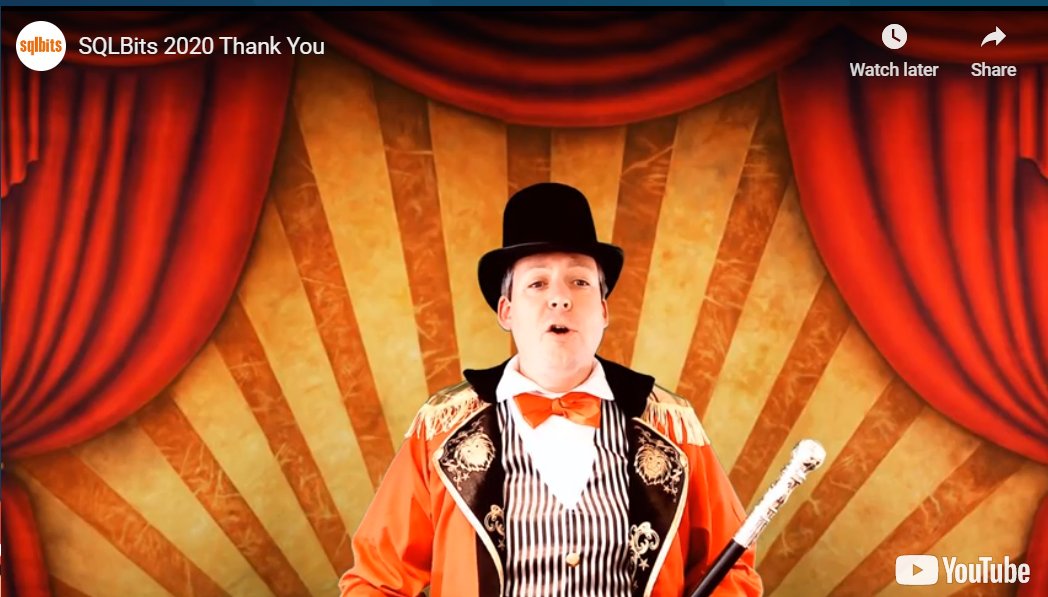 sqldbawithbeard's tweet image. #sqlbits2020 #sqlbits

final note from @PurpleFrogAlex