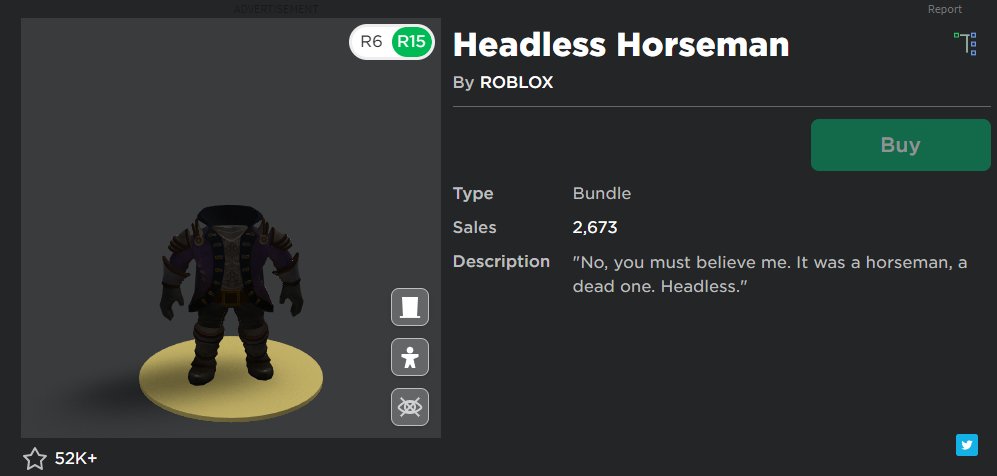 Roblox On Twitter Ready To Literally Lose Your Minds Headless Horseman Is Back Get Spoopy Here Https T Co Ivt56ks7zd By Softgb Https T Co Kn2ifpxlyv - how to get the headless horseman on roblox