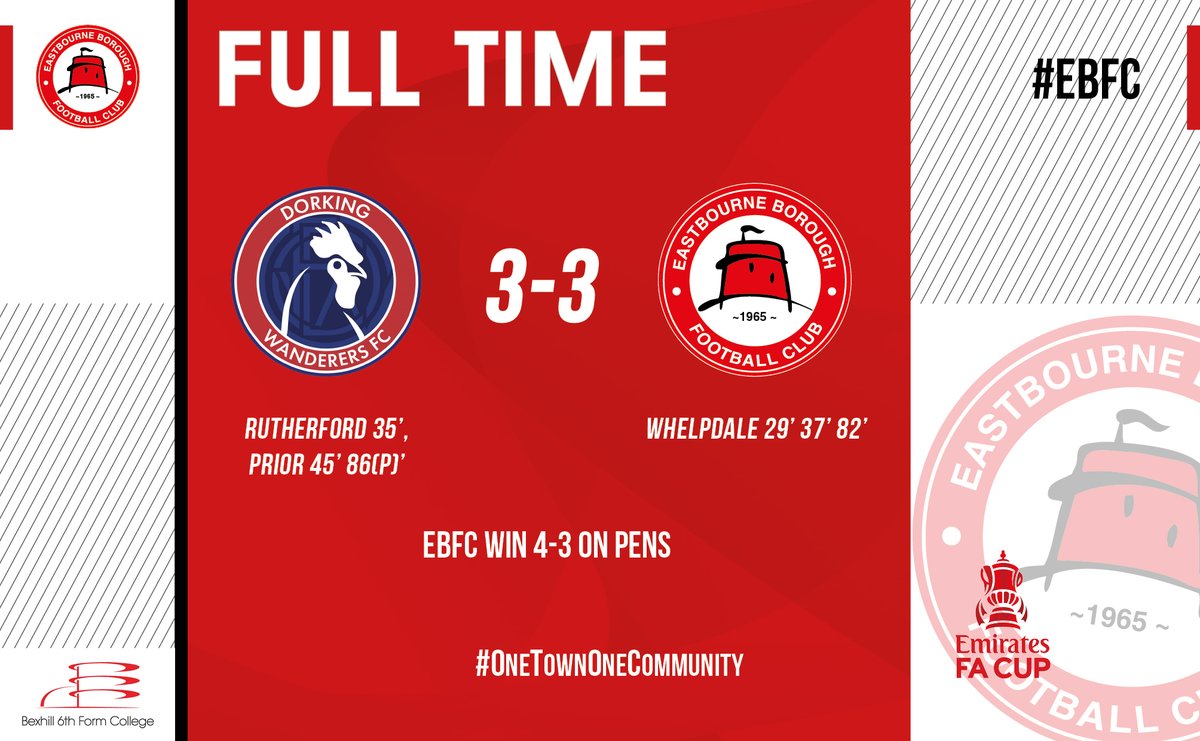 ebfc_official's tweet photo. The Sports are through to the Third Qualifying Round of the @EmiratesFACup after a penalty shoot out win this afternoon!

#EBFC 🔴⚫ https://t.co/7J83fCEJ5K