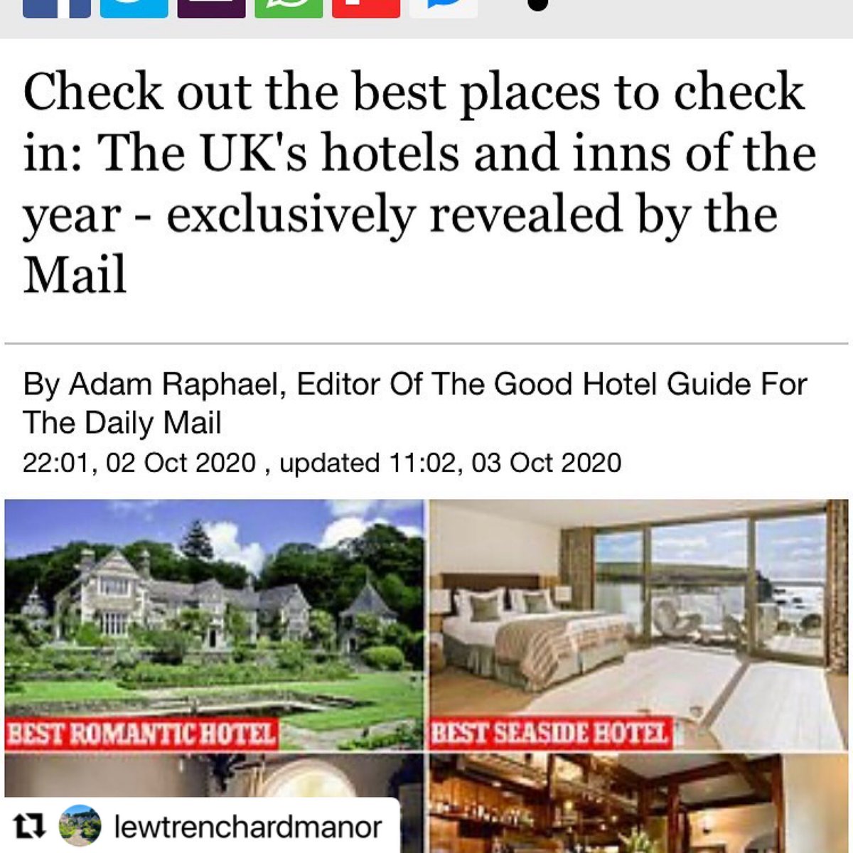 Lewtrenchard Manor tweet media