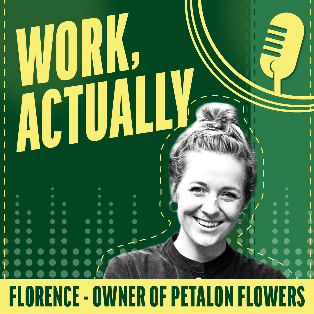 WorkActuallyPod's tweet photo. Our eps on people setting up incredible small businesses are so popular - listen to George at @TheLunaCinema on outdoor cinema, Florence at Petalon Flowers on fresh flower delivery, or Joe at #KinsbrookVineyard on producing English wine - link in bio #workactuallypod #smallbiz https://t.co/GkN9Sa1fYf