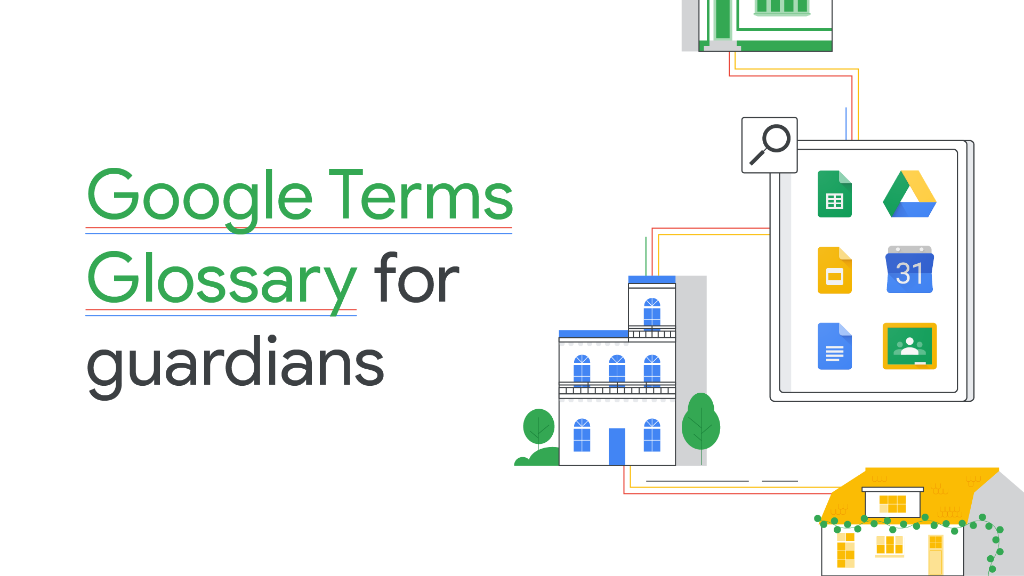GoogleForEdu's tweet photo. Check out this printable and easily-digestible Google Terms Glossary to help your students’ guardians better understand the #GoogleEdu technology used in your classroom. Learn more: https://t.co/uMLK6cAAZH https://t.co/7S22l1E5aS