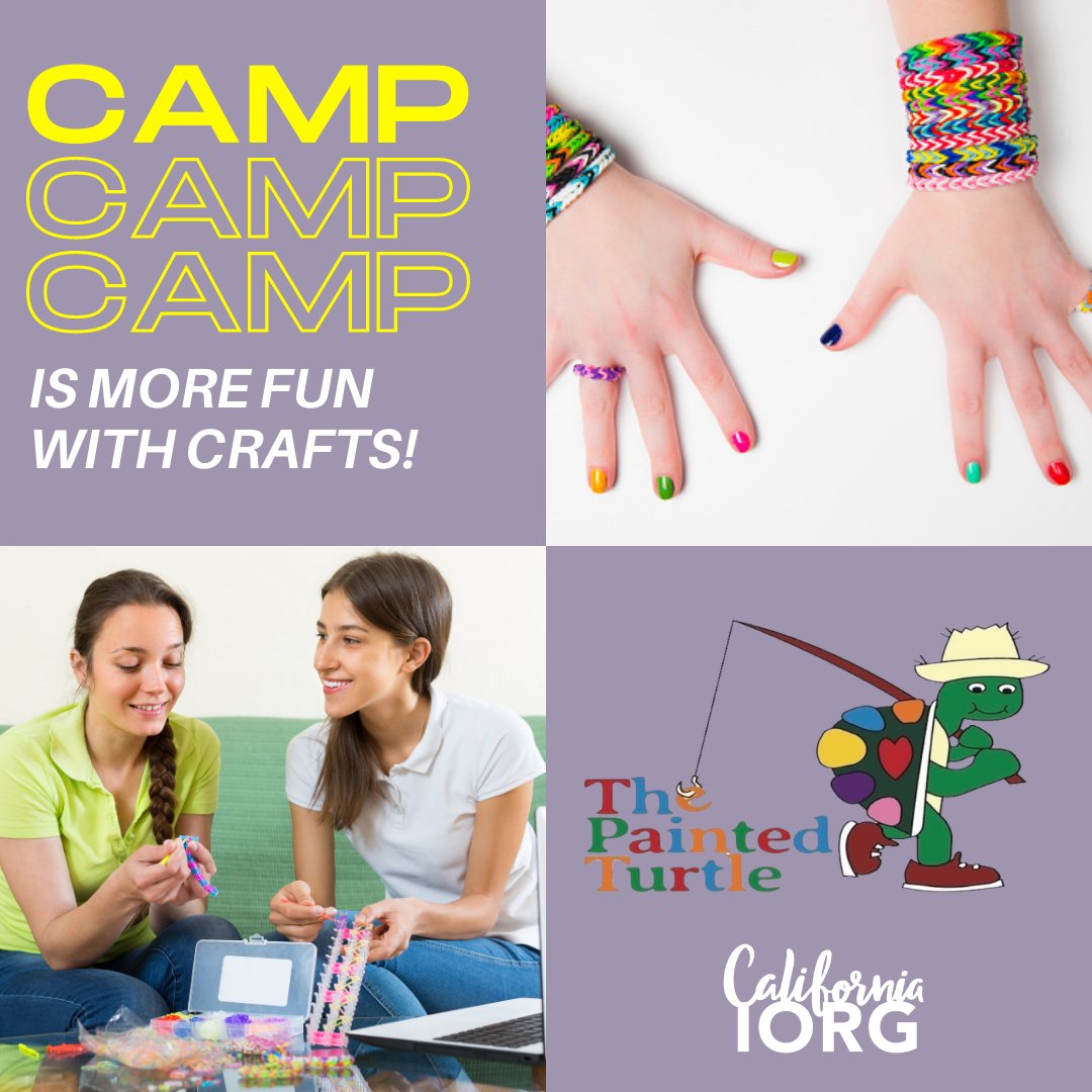 CARainbowGirls's tweet photo. Fullerton-Yorba Linda Assembly is donating craft kits for The Painted Turtle so kids can make friendship bracelets and lanyards as they camp from home. For more ways to help, go to https://t.co/tpTNEwwFUW #Service #ThePaintedTurtle #CAIORG #WhyIRainbow https://t.co/gUpaestxV5