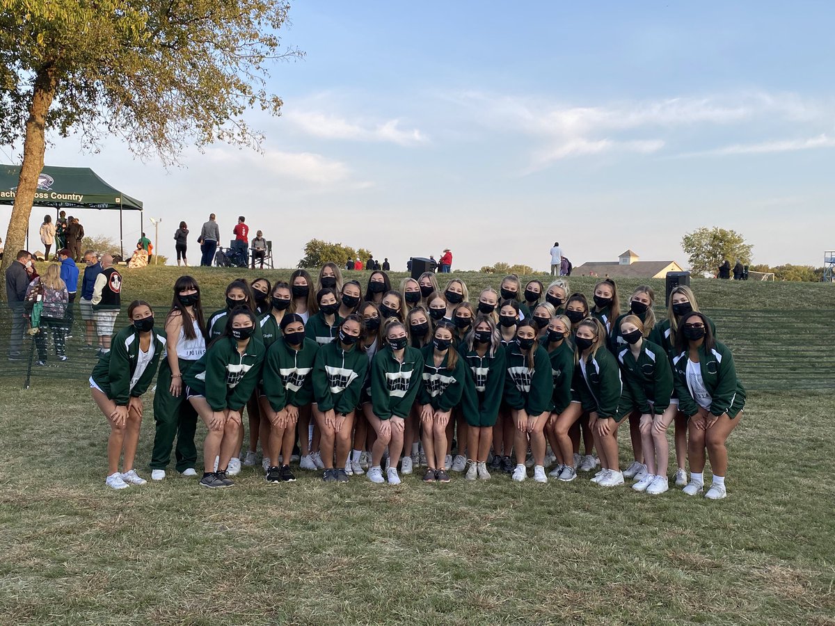 WaxahachieCHEER's tweet photo. Woodhouse Invitational @WaxahachieCC it was a great race and we loved cheering you on! #ndncheer https://t.co/BQpF1P8FCl