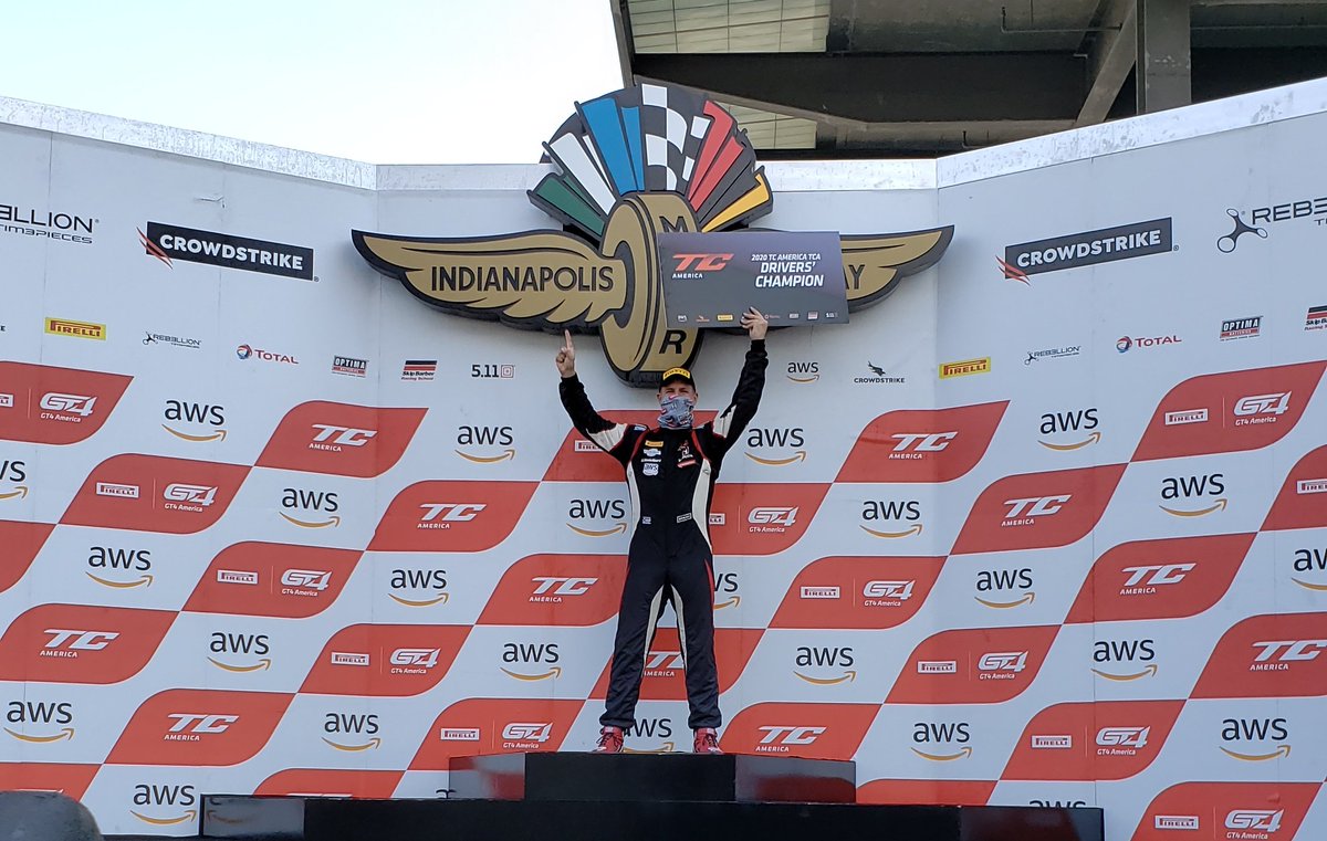 Your 2020 <a href="/tc_america/">TC America</a> TCA Driver's Champion: 

🥇Kevin Boehm🥇 

#crowdstrikeracing x #indy8h x #tcamerica