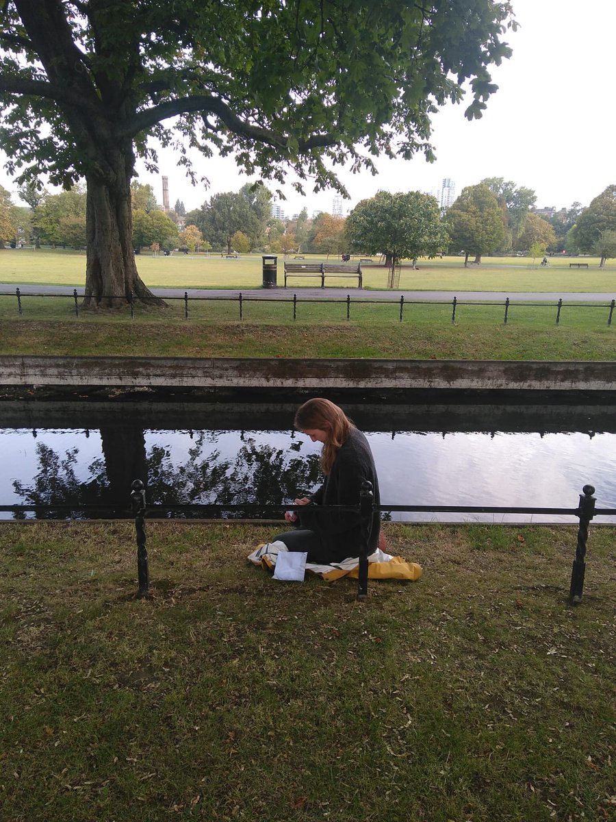 Water sampling with <a href="/lilyunger/">Lily Unger</a> as part of the #waterblitz by <a href="/Earthwatch_Eur/">Earthwatch Europe</a>. Testing levels of nitrates and phosphates <a href="/clissoldpark/">Clissold Park</a>