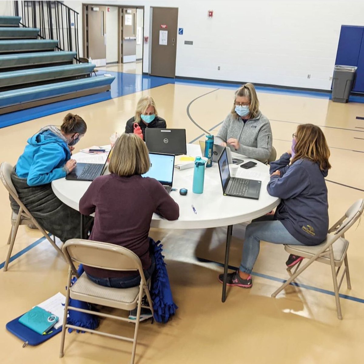 Scott_Monty_'s tweet image. While students were enjoying the start of 4-day weekend, our teachers spent the morning exploring math learning progressions and reviewing Google Classroom and remote learning strategies. #HCSLearns #HCSTransform