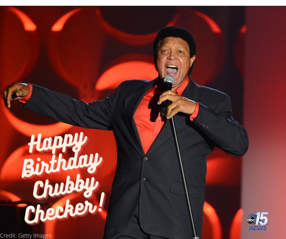 Now do the twist! Happy 79th birthday to South Carolina native Chubby Checker! 