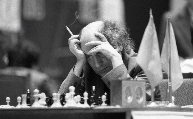 Douglas Griffin on X: Mikhail Tal, pictured in play v. Garry