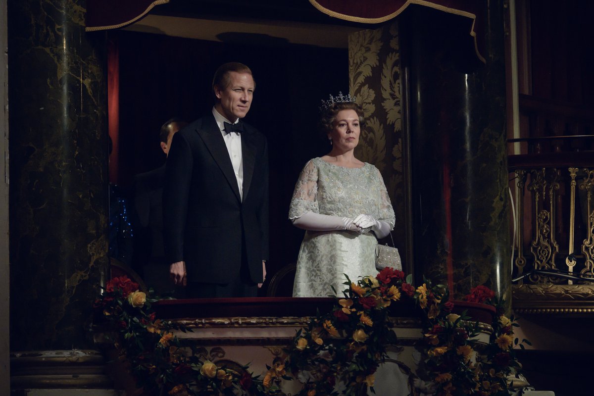 NetflixDE's tweet photo. Olivia Colman als Queen Elizabeth, Helena Bonham Carter als Princess Margaret, Gillian Anderson als Margaret Thatcher, Emma Corrin als Lady Diana. The Crown Staffel 4, ab 15. November. https://t.co/jaIo0dll06