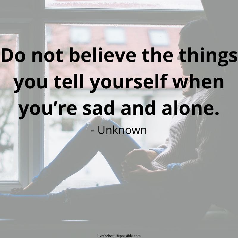 LiveTheBLP's tweet photo. We can all be too hard on ourselves sometimes, especially when sad and alone.
#chronicillness #chronicpain #mentalillness #livethebestlifepossible #LTBLP https://t.co/KabAxJ7sFA