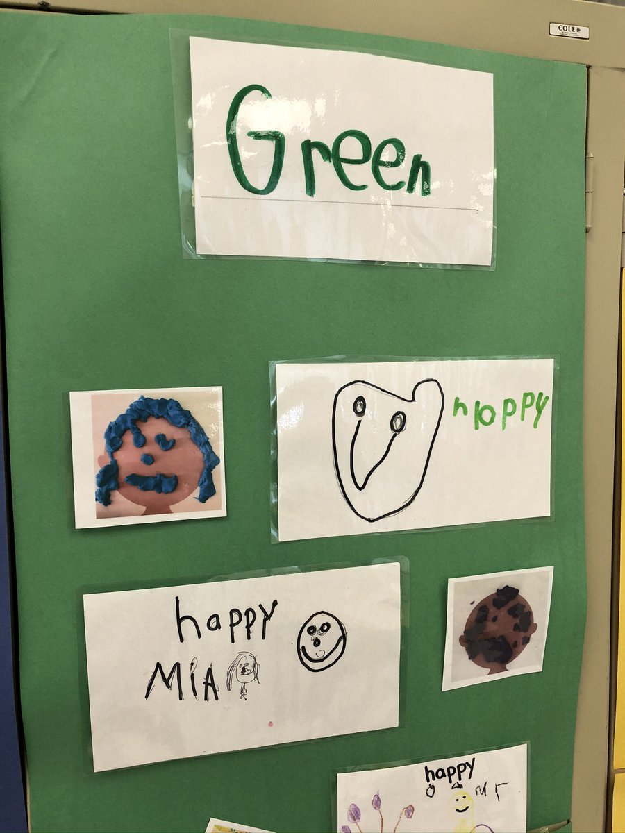 TDMcGeeOCSB's tweet photo. Love love love this student created Zones of Regulation board in Kindergarten. Students do a self check-in several times a day and are learning to recognize what affects their feelings. #DateToCare #ZonesOfRegulation #kocsb https://t.co/bA3nNl66D7