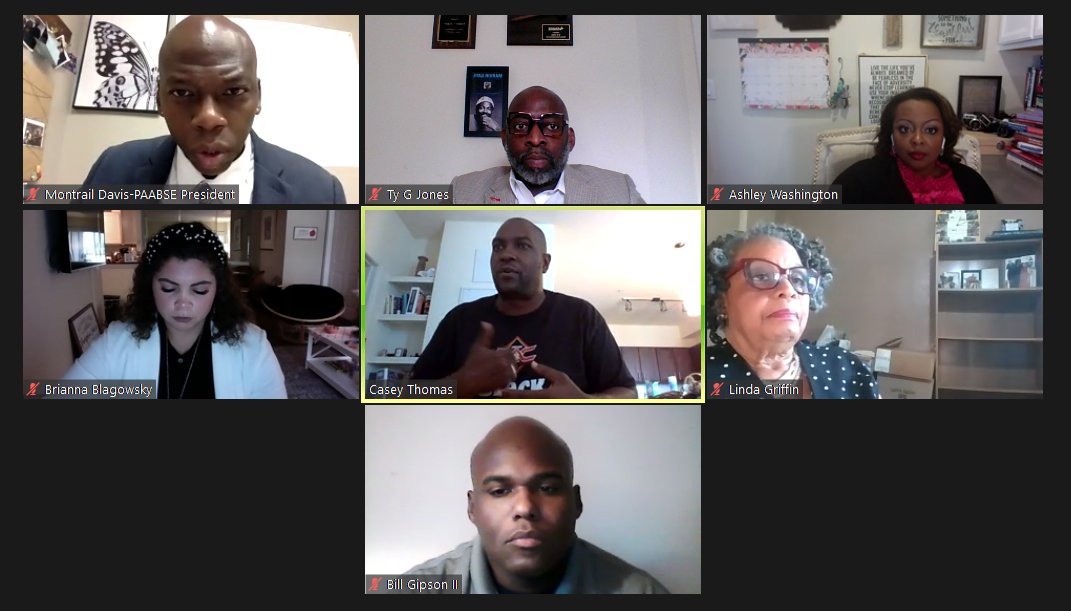 Enjoyed sharing the virtual "Your Vote is Your Voice" stage and learning from fellow panelist <a href="/LindaLGriffin/">Linda Griffin</a> @aicha4education <a href="/caseyt07/">Casey Thomas</a> @BillGipsonfor2 and hosts @AshleyWashIC @FMS_CoachDavis. <a href="/PAABSE_/">PAABSE</a> <a href="/LancasterISD/">Lancaster ISD</a> <a href="/SWDCABSE/">SWABSE</a> <a href="/TABSE_Texas/">TABSE_Texas</a> <a href="/TTcbsbm/">TheTCBSBM</a> #SayItLOUD #paabsechat