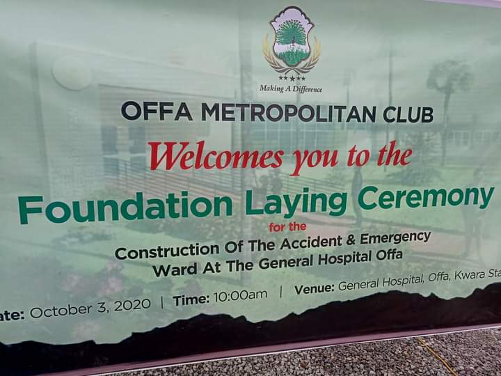 Offa Descendants Uni For The General Hospital Offa The State Of The Art Facility Donated By Omc Under The Distinguised Leadership Of Its President Dr Sarah Alade To The General Hospital Offa Offa Descendants Uni For The General Hospital Offa The State Of The Art Facility Donated By Omc Under The Distinguised Leadership Of Its President Dr Sarah Alade To The General Hospital Offa